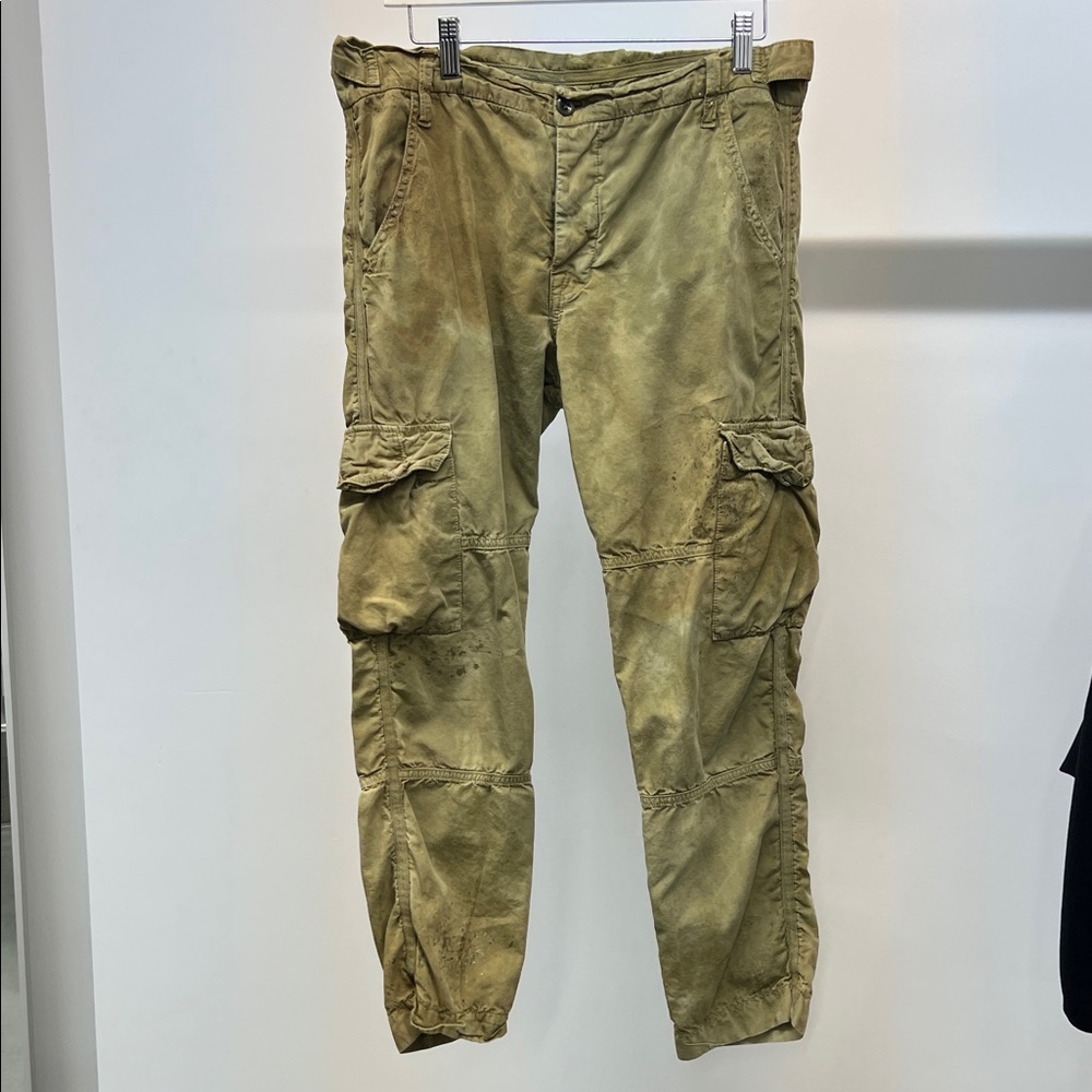 NSF Beige Stain Cargo Pants